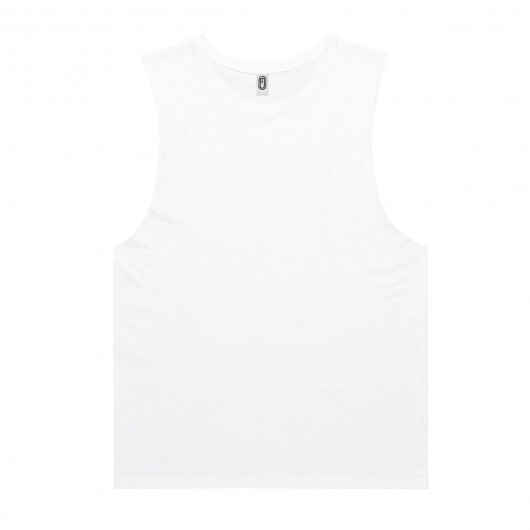 White CB Clothing Mens Muscle Tank Tops